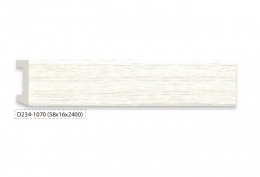 Плинтус D234-1070 58х16х2400 Дуб молочный